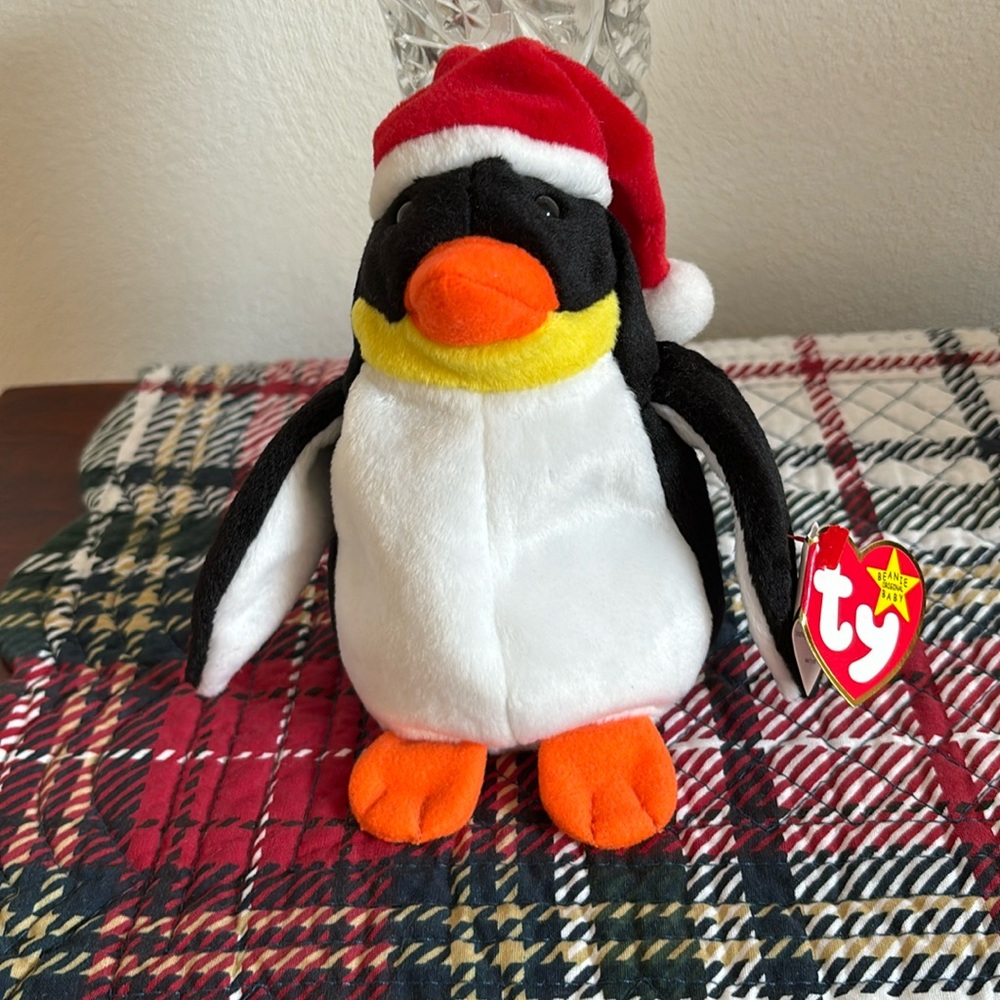 Vintage 1998 Ty Beanie Baby Penguin named Zero